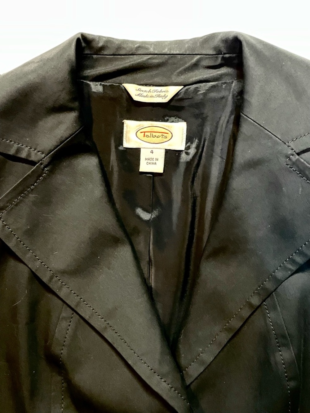 Talbots Classic Black Jacket - Picture 3 of 12
